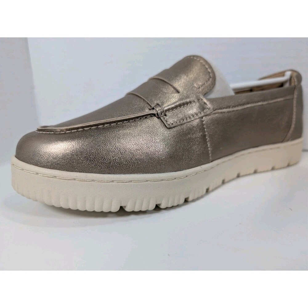 Easy Spirit Womens Size 11W Karin eFlex Slip On Loafers Bronze Leather NIB - Picture 2 of 15